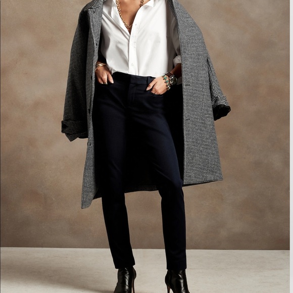 Banana Republic Sloan Pants - 8 - Navy Blue, Skinny Dress Pants - Picture 3 of 12